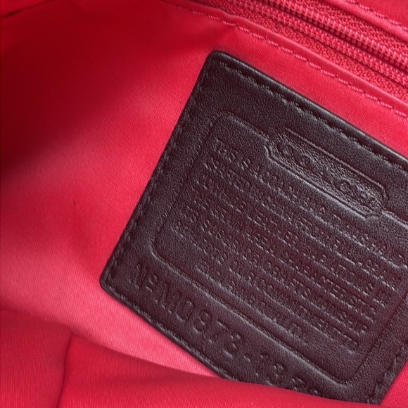 Coach Bonnie Leather Fold-Over Tote Bag /Purse - Picture 8 of 12